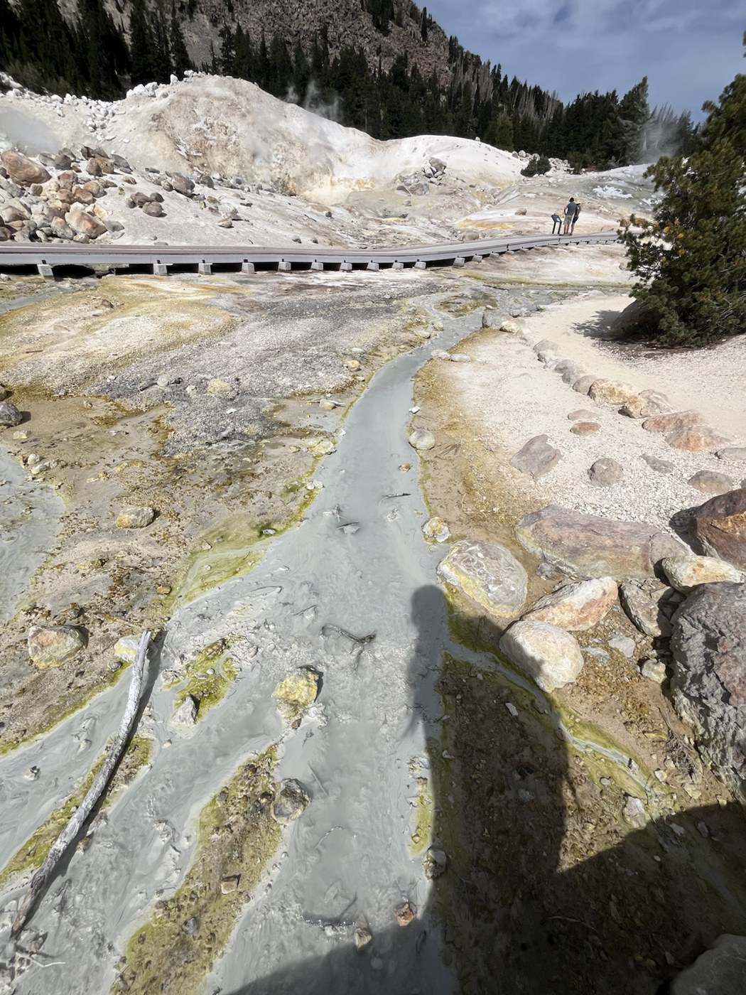 Hydrothermal landscape visited during the UNR volcano field trip