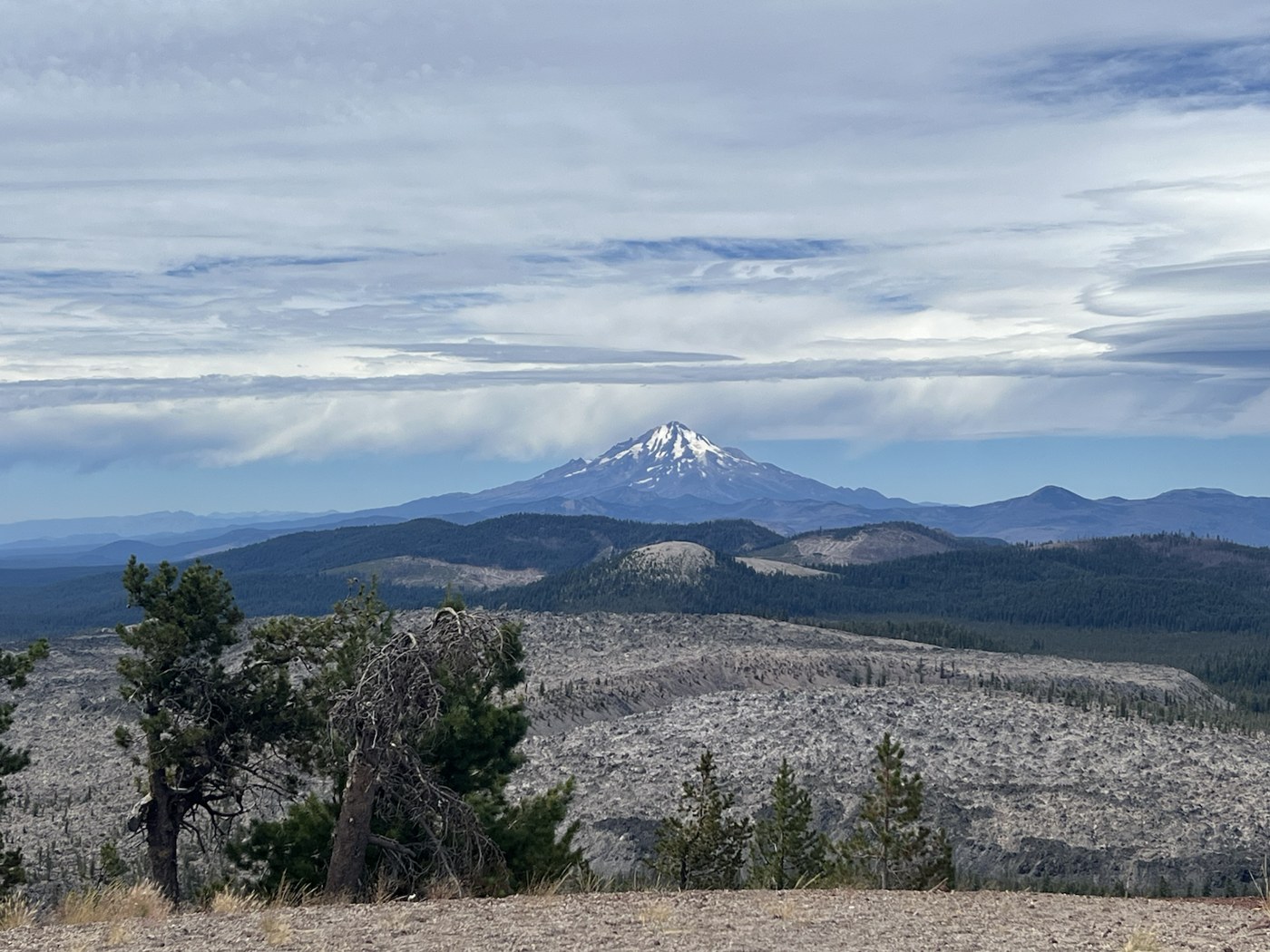 Volcanic landscape view during the UNR volcano field trip